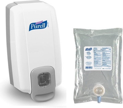 

Purell Manual Hand Sanitizer Dispenser + Refill Combo (Starter Kit)(1000 ml, Pouch)