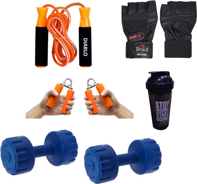 DIABLO Dumbbell Pair Of 1 KG Combo G Gym & Fitness Kit