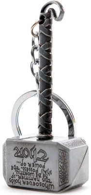 

MadSwag Thor Hammer Silver Key Chain