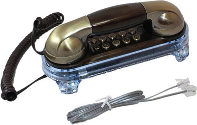 

Lemish LED Indication Corded Landline KX-T777 Phone Telephone- Bronze Color Corded Landline Phone(bronze)