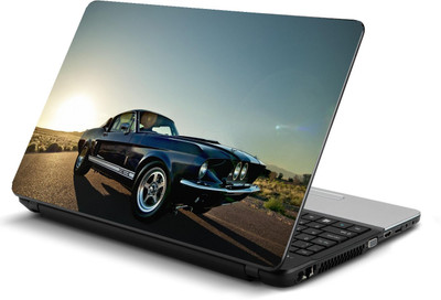 

PRINTCLUB Black Car Laptop Sticker 15.6 inch-Laptop Skin-2018-16 Vinyl Laptop Decal 15.6