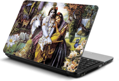 

PRINTCLUB Radha Krishna Laptop Sticker 15.6 inch-Laptop Skin-2018-19 Vinyl Laptop Decal 15.6