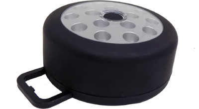 

Prime Round White Leds Stick Tap Touch Lamp Night Light, White,Red With Switch LED Headlamp(Black, Red)