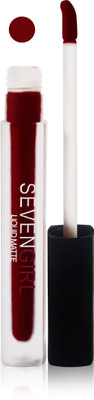 

Seven girls matte liquid lipstick cosmetics makeup fashion set of 1 color(naked maroon)