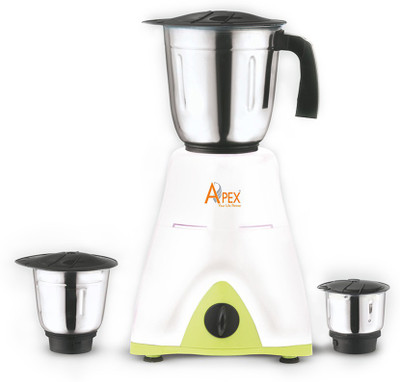 

Apex Cheers 550 W Mixer Grinder(White & Green, 3 Jars)