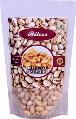 Biloos Roasted Pista 1Kg Pistachios(1 kg, Pouch)
