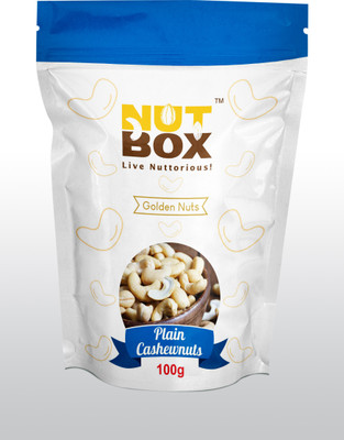 

NutBox PLAIN Cashews(100 g, Pouch)