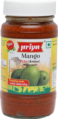 

Priya Avakaya without Garlic Mango Pickle(500 g)