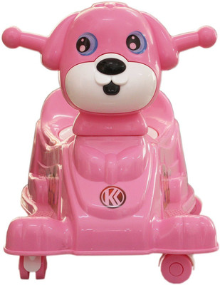 

ZINIZONY Baby Rider Cum Potty Trainer with wheels and Musical (Pink) Potty Box(Pink)