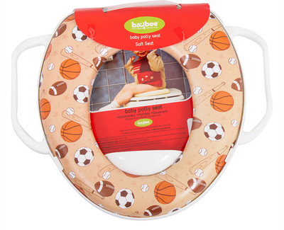 

Baybee Portable Potty Training Seat | Toddler Toilet Training Soft Potty Seat Ring | Fits Round and Oval Toilets for Boys and Girls Potty Seat(Beige)