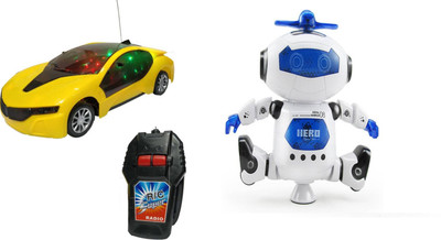 

RV PROSHOP 3D Lightning Car & Dancing Robot(Multicolor)