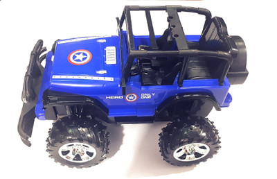 

Super Toys Heroes Off Road Jeep SUV, Having Drifting Function with RC (Blue)