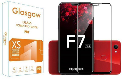 Glasgow Edge To Edge Tempered Glass for OPPO F7(Pack of 1)