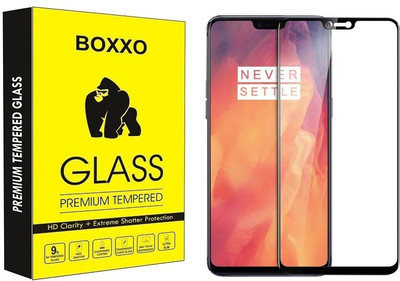 Boxxo Tempered Glass Guard for OnePlus 6(Pack of 1)