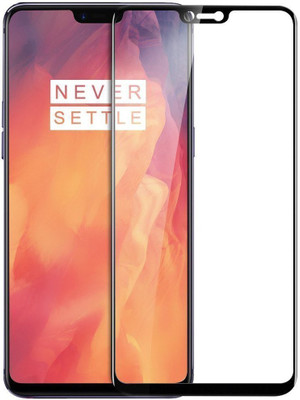 Valueactive Edge To Edge Tempered Glass for OnePlus 6(Pack of 1)