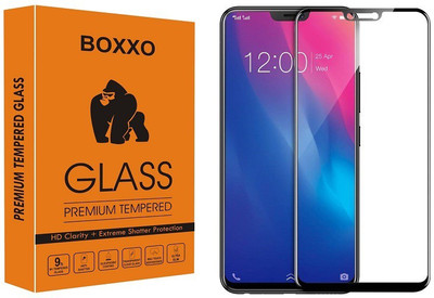 Boxxo Edge To Edge Tempered Glass for Vivo V9(Pack of 1)