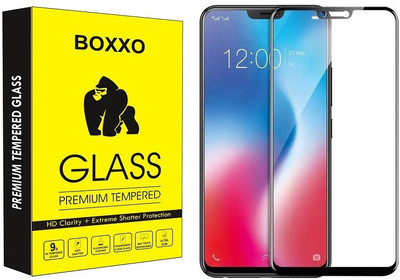 Boxxo Edge To Edge Tempered Glass for Vivo V9 Youth(Pack of 1)