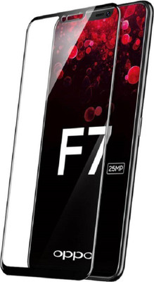 Glasgow Edge To Edge Tempered Glass for OPPO F7(Pack of 1)