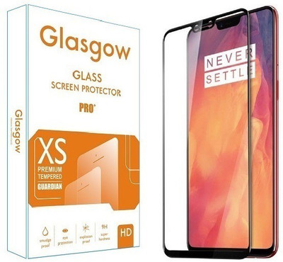 Glasgow Edge To Edge Tempered Glass for OnePlus 6(Pack of 1)
