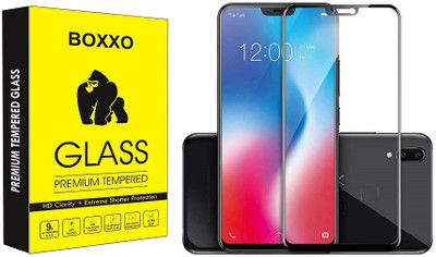Boxxo Edge To Edge Tempered Glass for Vivo V9(Pack of 1)