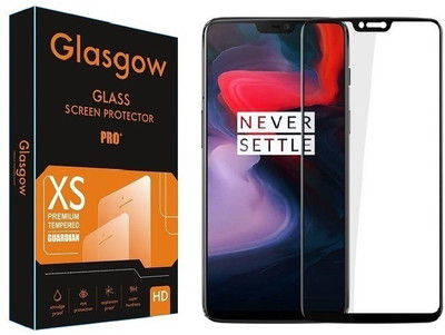 Glasgow Edge To Edge Tempered Glass for OnePlus 6(Pack of 1)
