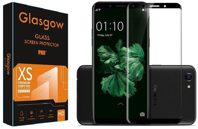 Glasgow Edge To Edge Tempered Glass for Oppo A83(Pack of 1)