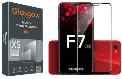 Glasgow Edge To Edge Tempered Glass for OPPO F7(Pack of 1)