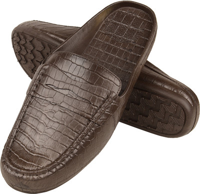 

ILU Men's Casual Stylish Brown Leather Loafer Shoes Size-8 Loafers For Men(Brown