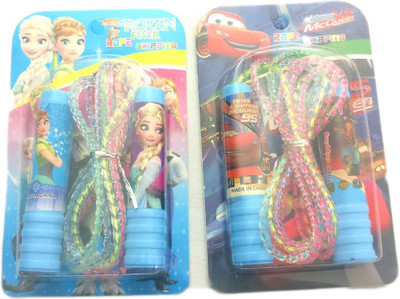 

Shopkooky Skipping Rope for Kids Mix Print Cartoon Design Freestyle Skipping Rope(Multicolor, Pack of 2)