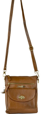 

Vestta Women Evening/Party, Casual, Formal Brown Genuine Leather Sling Bag