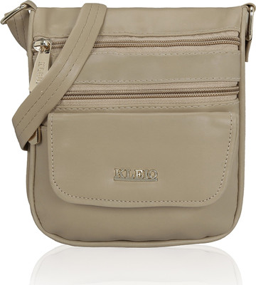 

Kleio Women Casual White PU Sling Bag