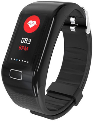 

VibeX ™ Getfit 3.0 new S1 smart bracelet fitness tracker blood pressure smart bands with heart rate smart wristband watch(Black Strap, Size : Free Size), Charleston