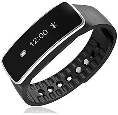 

VibeX ® WP-808E Fitness Activity Tracker with Bluetooth, Call and Text Notifications, Pedometer, Sedentary Reminder, Sleep Monitor, Remote Music and Remote Camera(Black Strap, Size : Free Size), Midnight
