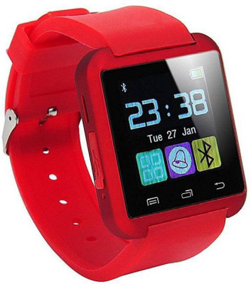 

SYL U8 Red Android Smart Watch Red Smartwatch(Red Strap Free size)