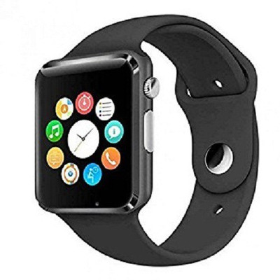 

MI-STS Bluetooth Smartwatch with SIM Card Slot Support With Apps Smartwatch(Black Strap Free Size)
