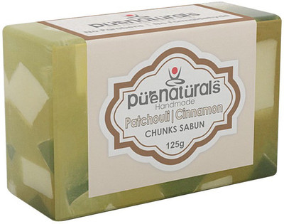 

Pure Naturals Chunks Soap Patchouli | Cinnamon - 125g-Set of 3(125 g, Pack of 3)