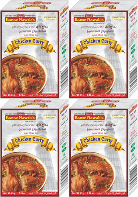 

Ustad Banne Nawab's CHICKEN CURRY - 4 PACK(4 x 65 g)