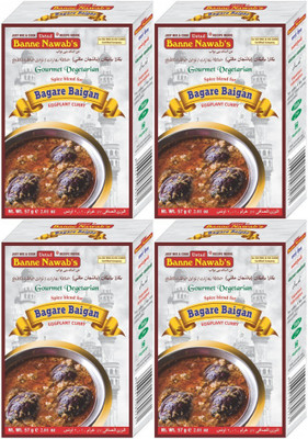 

Ustad Banne Nawab's BAGARE BAIGAN - EGGPLANT CURRY - 4 PACK(4 x 57 g)