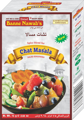 

Ustad Banne Nawab's CHAT MASALA - SALAD SEASONING - 1 PACK(54 g)