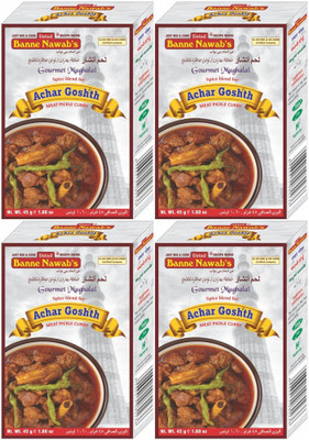 

Ustad Banne Nawab's ACHAR GOSHTH - MEAT PICKLE CURRY - 4 PACK(4 x 45 g)