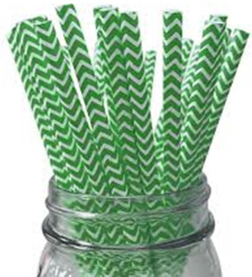 

Funcart Straight Drinking Straw(Green, Pack of 25)
