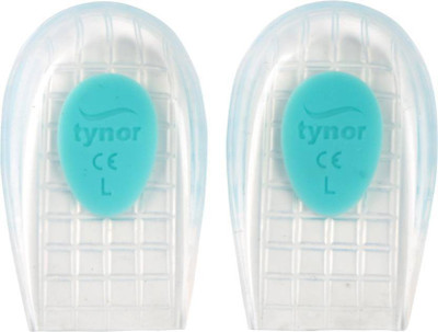 

Tynor SOFT HEEL CUSHION SILICONE Heel Support (L, transparent), White