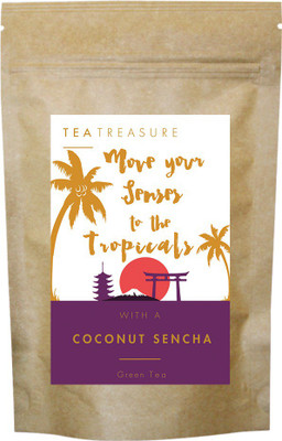 

TeaTreasure Coconut Sencha Tea Coconut, Sencha Green Tea(500 g, Pouch)