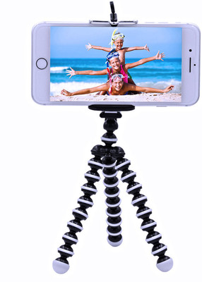 

CASADOMANI Mini Flexible Octopus Tripod for iPhone Samsung Xiaomi Huawei Mobile Phone Smartphone & Camera Tripod(Multicolor, Supports Up to 1000 g)