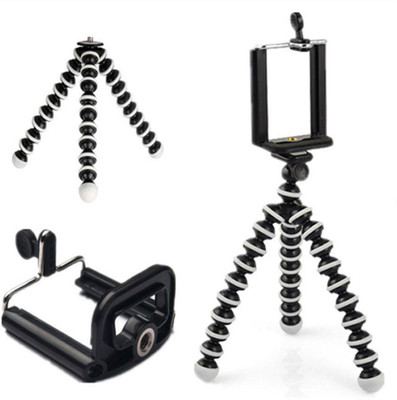

BUY SURETY Universal Flexible 360 Degree Travel Compact Portable Octopus Mobile Phone Snake Style Stand for iPhone/Samsung/Android/Smartphones/DSLR Cameras Lazy Stand Tripod(Multicolor, Supports Up to 1000 g)