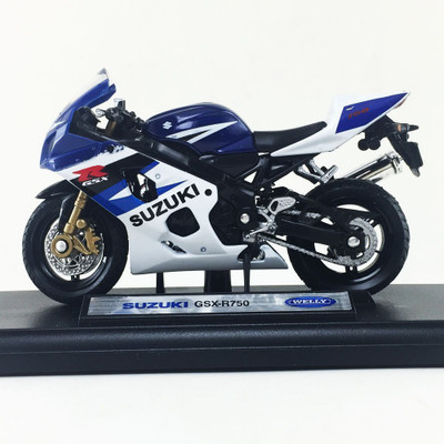 

Welly 1:18 Die Cast Motorcycle Suzuki GSX-R750(Multicolor)