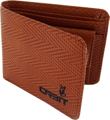 

Orbit Men Tan Genuine Leather Wallet(7 Card Slots)