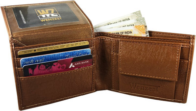 

Wenzest Men Casual Brown Artificial Leather Wallet(4 Card Slots), Tan