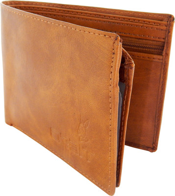 

Orbit Men Tan Genuine Leather Wallet(8 Card Slots)