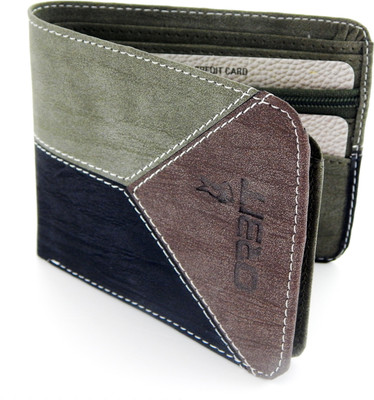 

Orbit Men Brown, Green, Black Genuine Leather Wallet(11 Card Slots), Black;brown;green